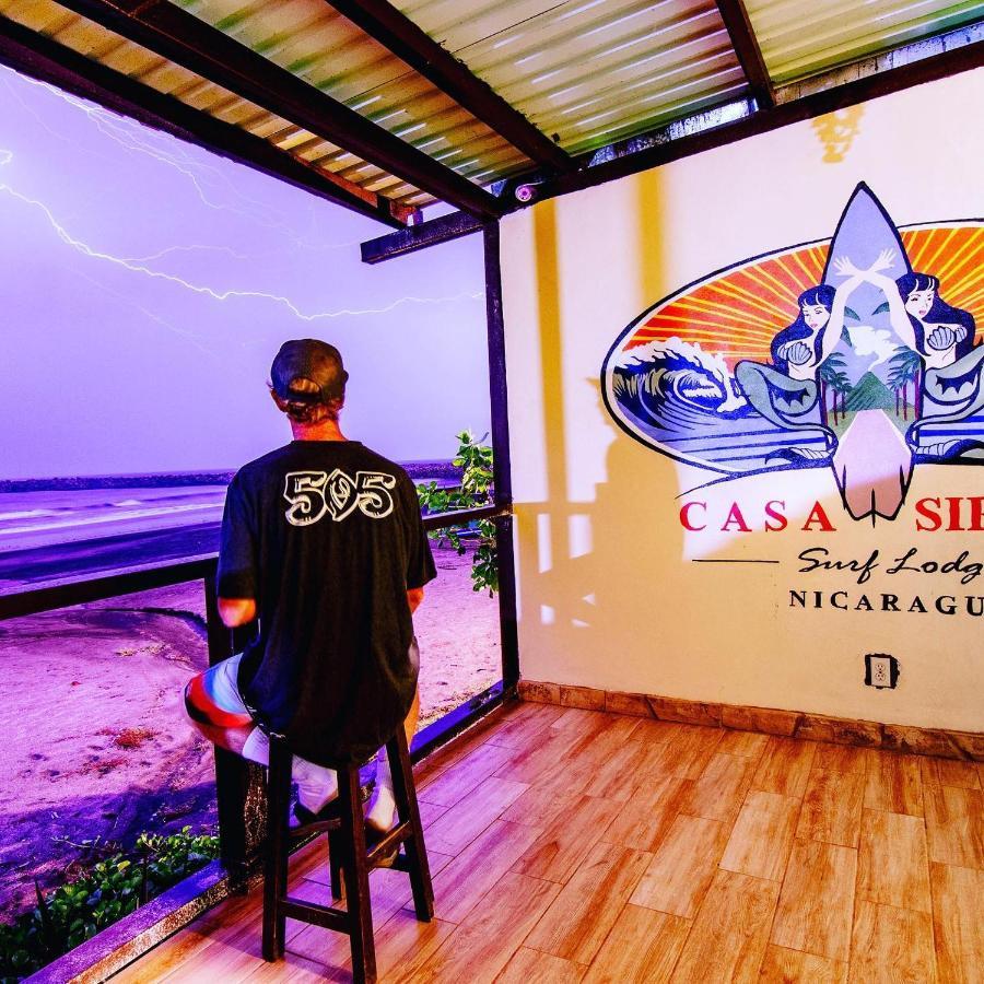 Sirena Surf Lodge Miramar Nicaragua Kültér fotó